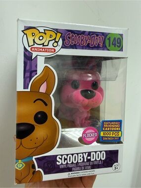 Funko Scooby-Doo Flocked Pink Pop! Vinyl Figure (149)